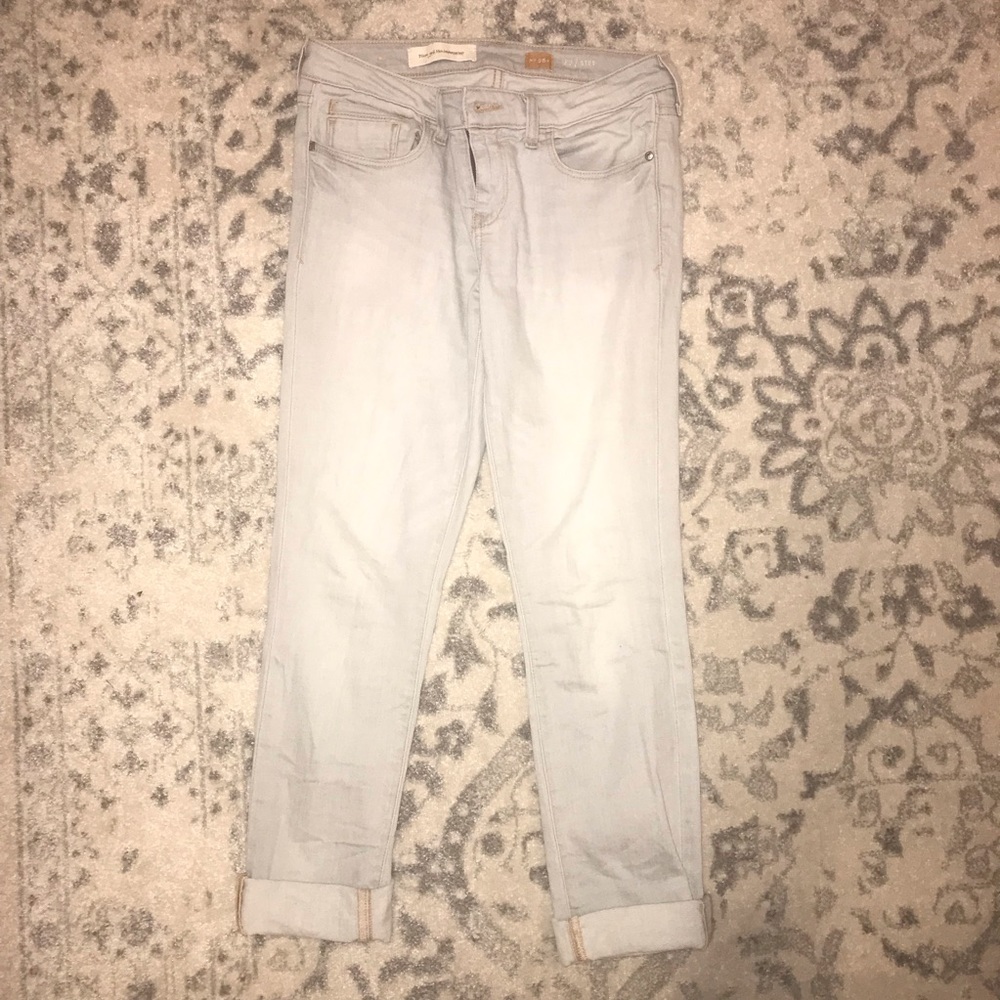Pilcro and the letterpress Gray jeans